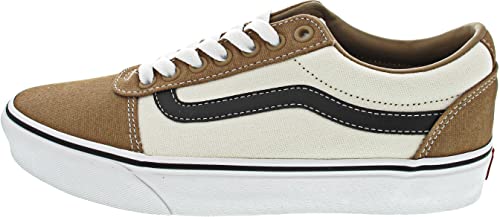 Vans Herren Ward Sneaker, Retro Canvas Light Brown 40.5 EU von Vans