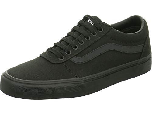 Vans Herren Ward Sneaker Ward Trainers, (CANVAS) BLACK/BLACK, 42.5 EU von Vans