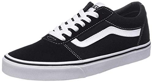 ans Herren Ward Sneaker, (Suede/Canvas) Black/White, 41 EU von Vans