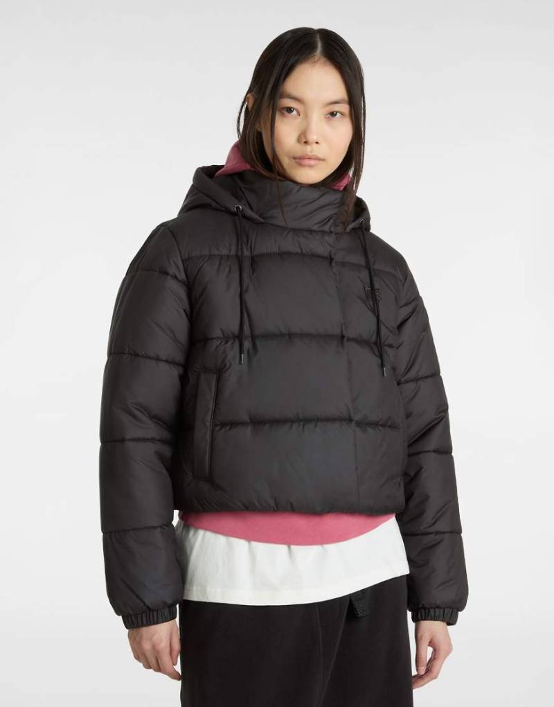 Vans - Hillgate - Cropped-Steppjacke in Schwarz von Vans