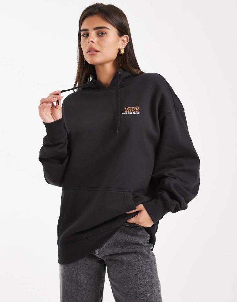 Vans - Holder - Oversize-Kapuzenpullover in Schwarz von Vans