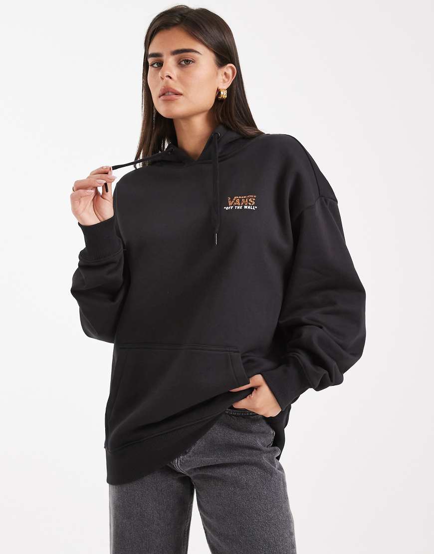 Vans - Holder - Oversize-Kapuzenpullover in Schwarz Vans - Holder - Oversize-Kapuzenpullover in Schwarz von Vans