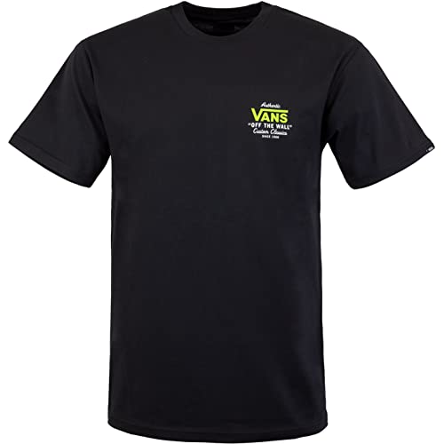 Vans Holder T-Shirt Herren (Black/Lime, L) von Vans