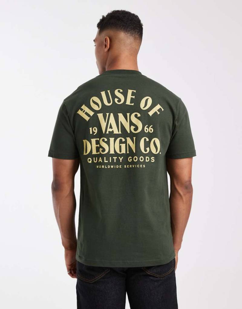 Vans - Hov - T-Shirt in Dried Kelp-Grün von Vans