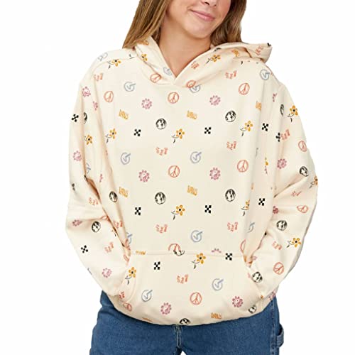 Vans In Our Hands LS Hoodie Damen Kapuzenpullover beige L von Vans