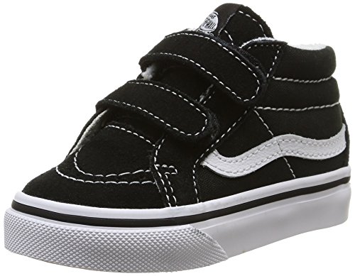 Vans Jungen Toddlers SK8-MID Reissue V Lauflernschuhe, Schwarz (Black/True White), 24.5 EU von Vans