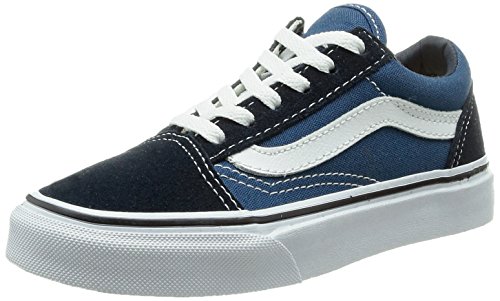 Vans Jungen Unisex Kinder Old Skool Turnschuh, Blau (Navy/True White Nwd), 28 EU von Vans