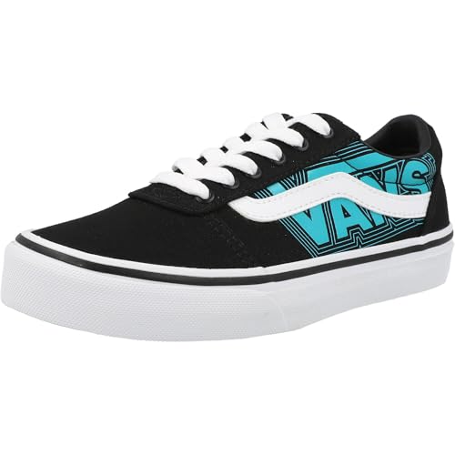 Vans Jungen Unisex Kinder Ward Slip-On Sneaker, Glow Neon Blue/Black, 29 EU von Vans