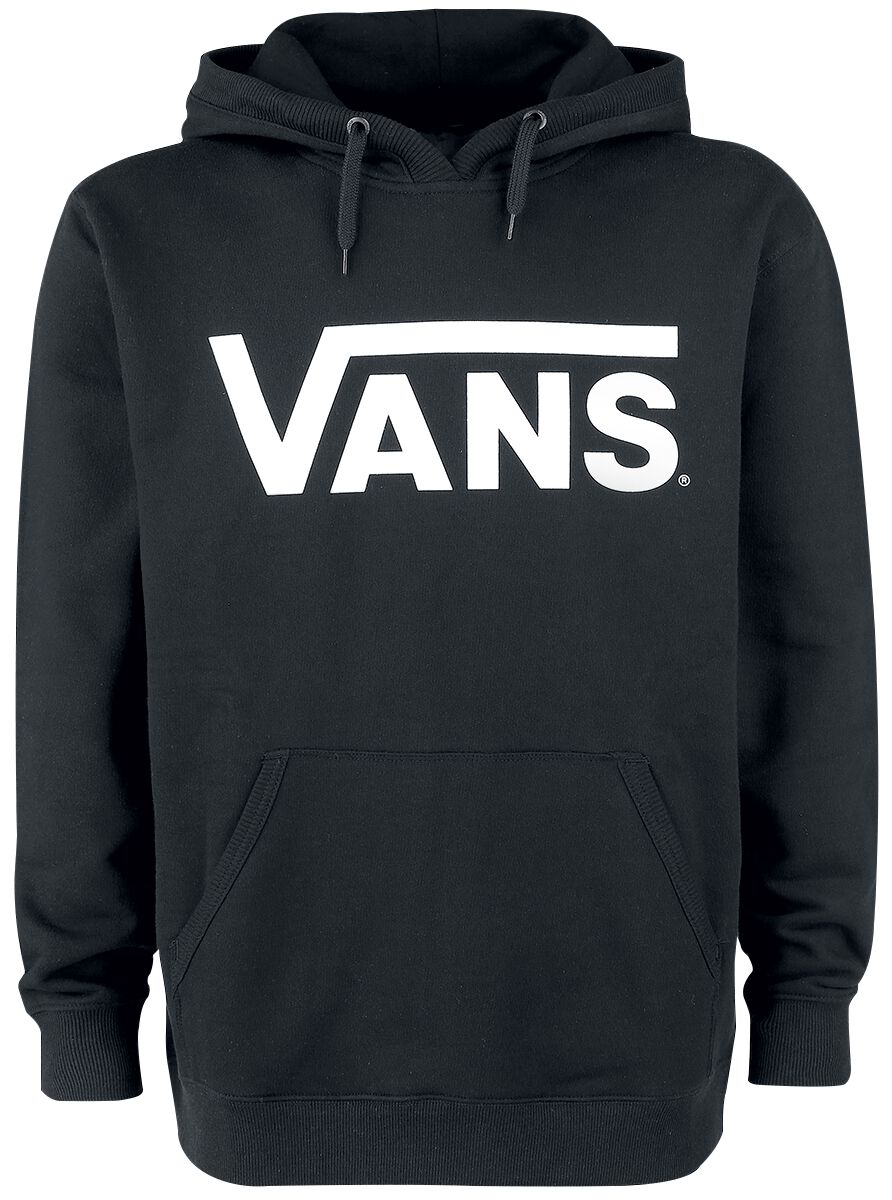 Vans Kapuzenpullover - Vans Classic Pullover Hoodie - S bis XXL - für Männer - Größe L - schwarz/weiß von Vans