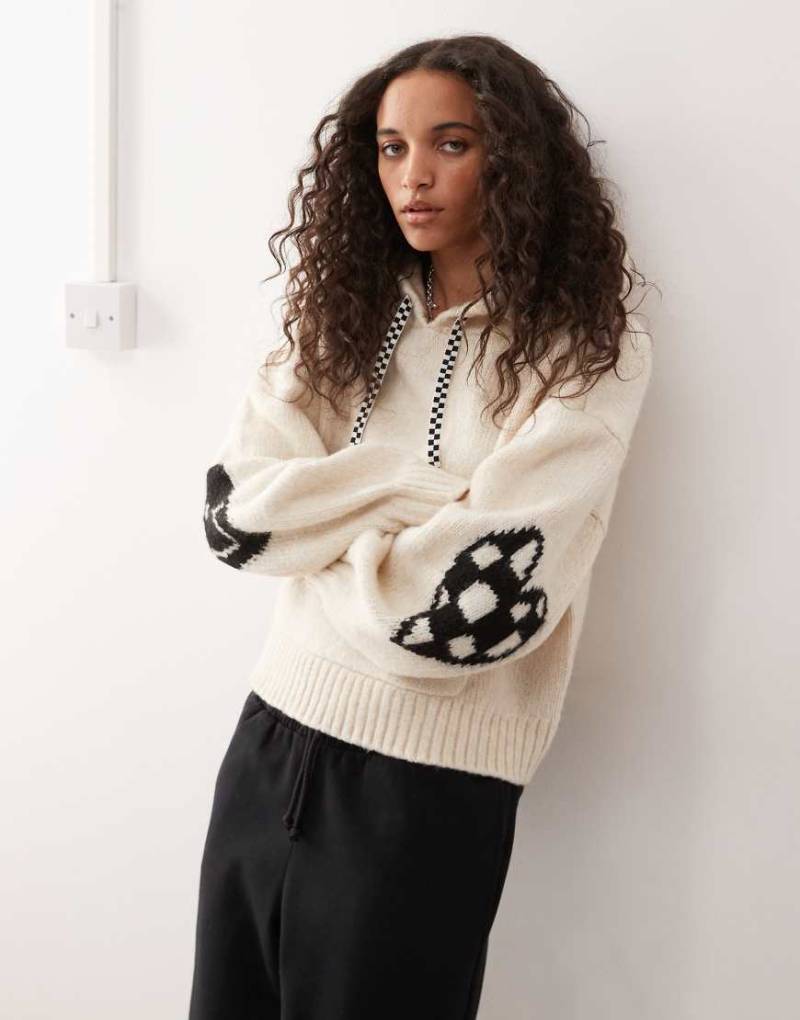 Vans - Kawaii - Kapuzenpullover in Marshmallow-Weiß von Vans
