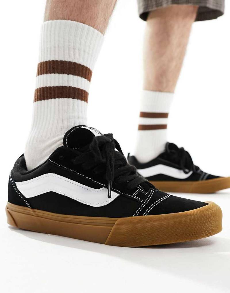 Vans - Knu Skool - Sneaker in Schwarz mit Gummisohle Vans - Knu Skool - Sneaker in Schwarz mit Gummisohle von Vans