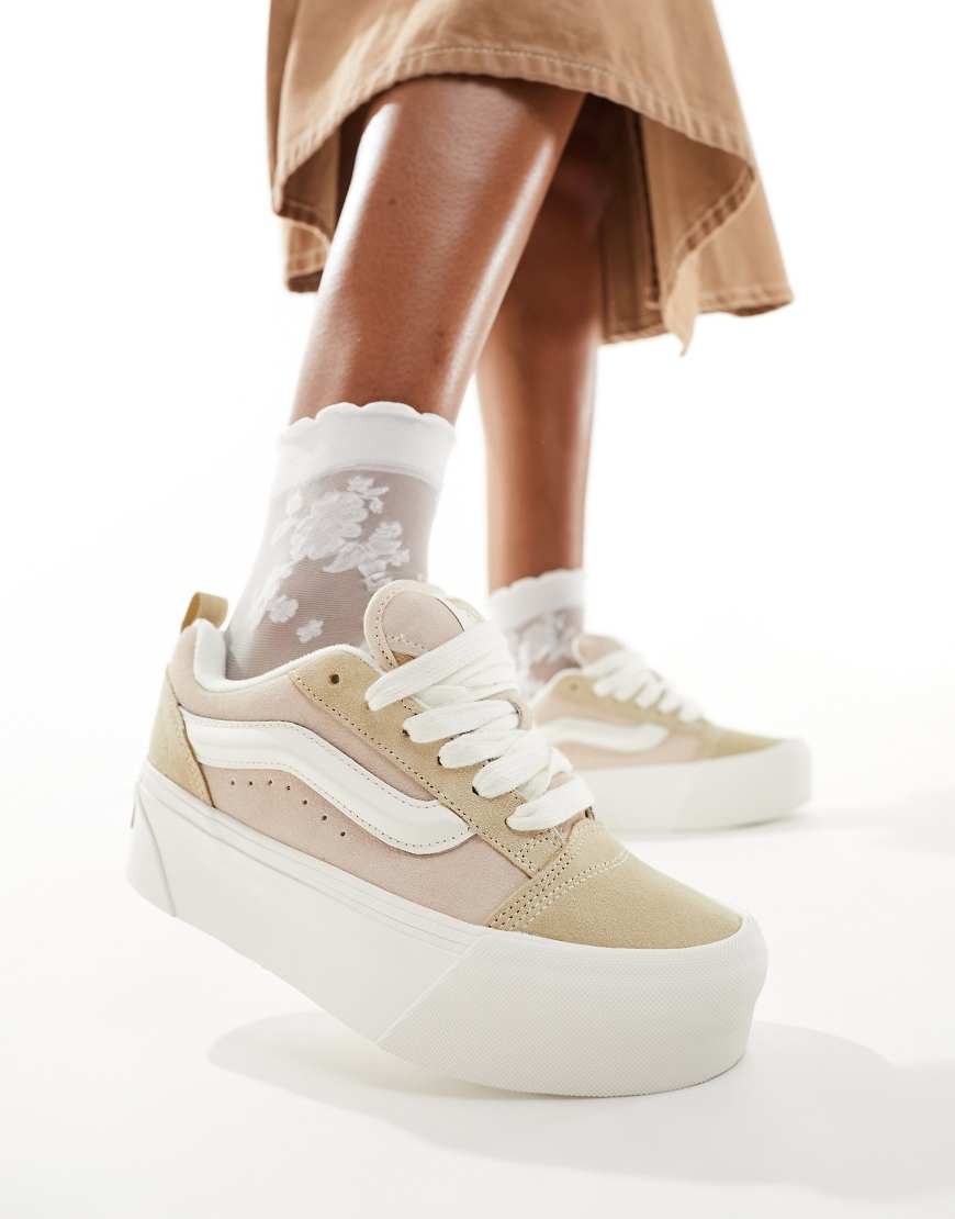 Vans - Knu Stack - Sneaker in Hellbraun-Neutral von Vans