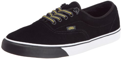 Vans LPE VJK665F, Unisex - Erwachsene Klassische Sneakers, Schwarz ((Fleece) Black/Lemon Chrome), EU 42 (US 9) von Vans
