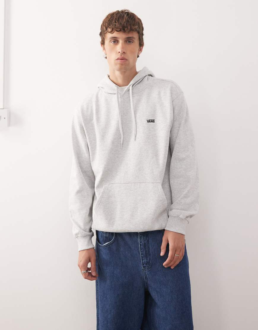 Vans -Left Chest II - Kapuzenpullover in Hellgrau meliert mit lockerem Schnitt Vans -Left Chest II - Kapuzenpullover in Hellgrau meliert mit lockerem Schnitt von Vans