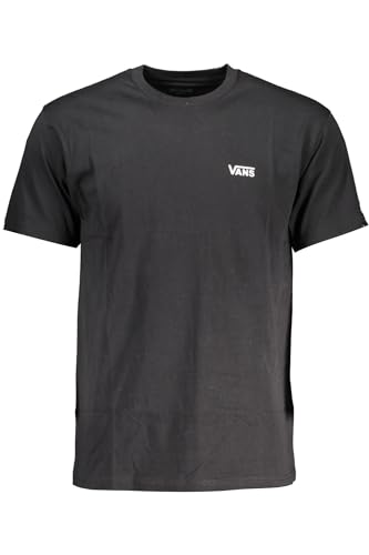 Vans Left Chest Logo Plus Herren T-Shirt schwarz, schwarz / weiß, Small von Vans