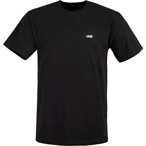 Vans Left Chest Logo T-Shirt Herren (L, Black/White) von Vans