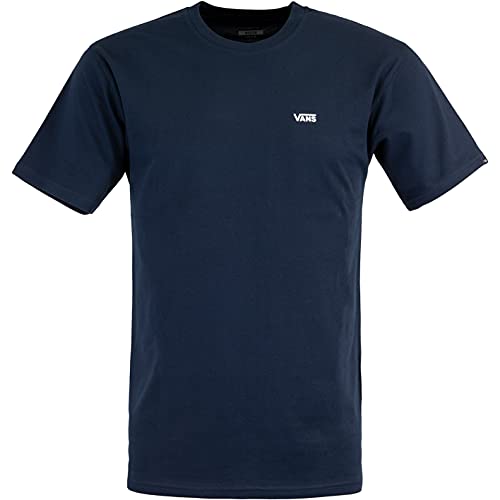 Vans Left Chest Logo T-Shirt Herren (XL, Navy/White) von Vans