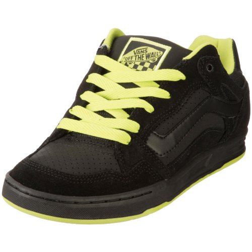 Vans M DESURGENT VJWTGBK, Herren, Sportschuhe - Skateboarding, Schwarz (Black/Lime High Suede/PU Lea./Mesh), EU 38.5 von Vans