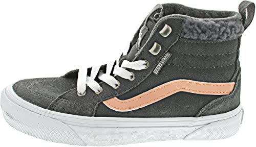Vans Mädchen Filmore Hi Vansguard Sneaker, Suede Sherpa Pewter, 24 EU von Vans