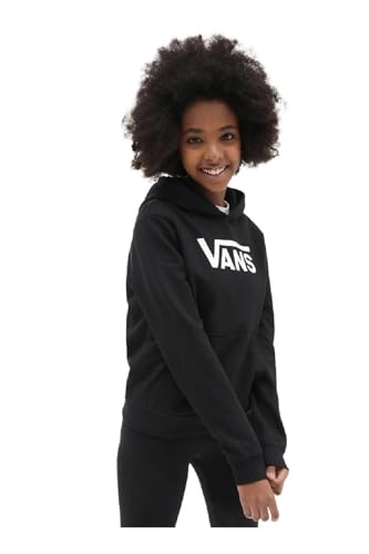Vans Mädchen Flying V Hoodie Kapuzenpullover, Schwarz, S von Vans