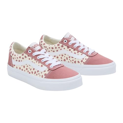 Vans Mädchen Ward Sneaker, Mehrfabig Dots Withered Rose, 34 EU von Vans