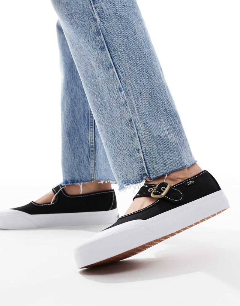 Vans - Mary-Jane-Schuhe in Schwarz und Weiß von Vans