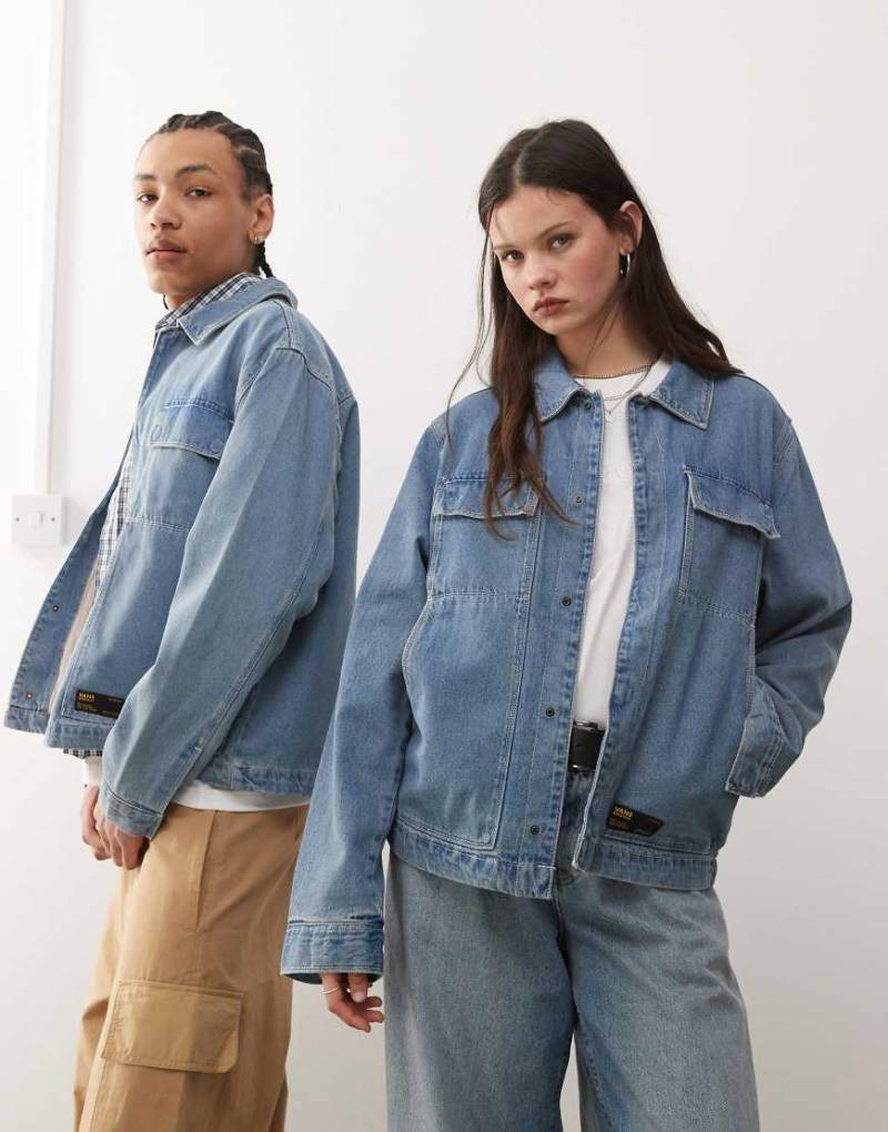 Vans - McAvoy Station - Jeansjacke in verwaschenem Blau von Vans