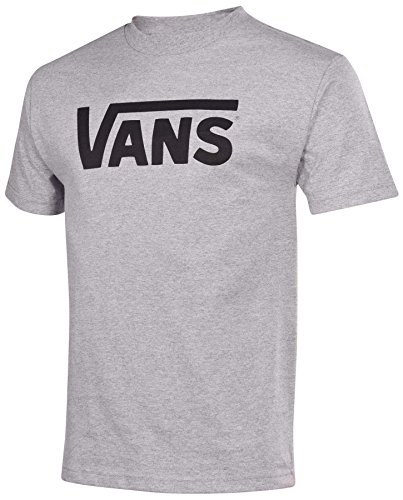 Vans Mens Classic Logo Skateboard Shirt-Athletic Grey/Black-XL von Vans