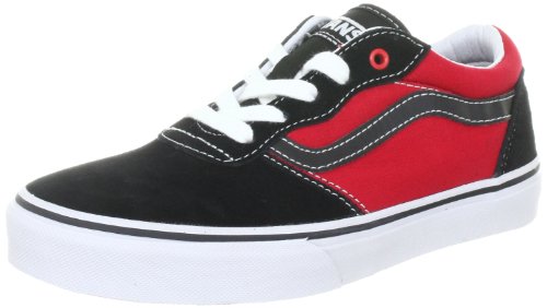 Vans Milton VQGC458, Jungen Sneaker, Schwarz (Black/red), EU 31 (US 13.5) von Vans