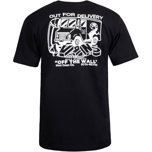 Vans Next Stop T-Shirt Herren (Black, M) von Vans