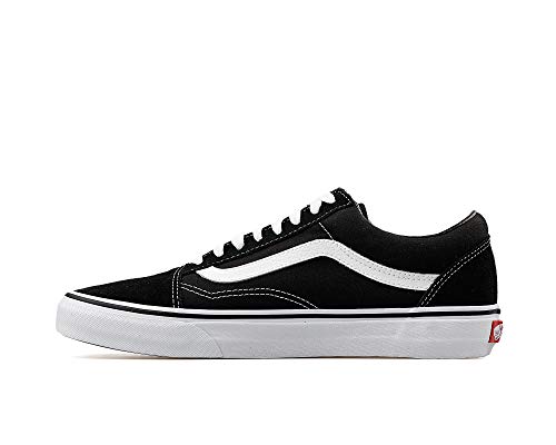 Vans Unisex UA Old Skool Sneaker, Black White, 35 EU von Vans