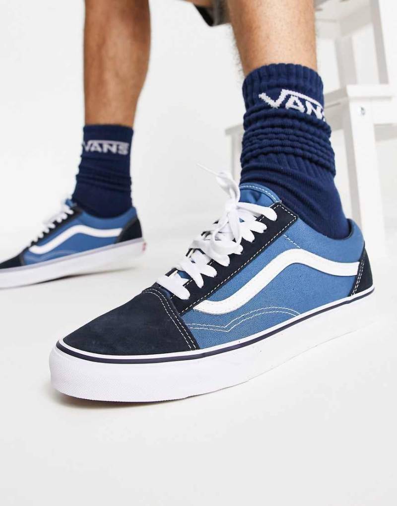 Vans - Old Skool - Blaue Sneaker von Vans