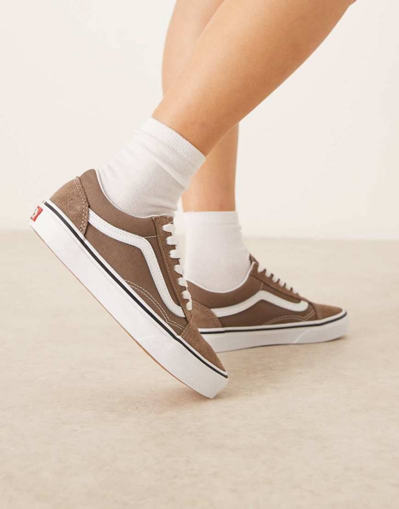Vans - Old Skool Colour Theory - Sneaker in Wallnussbraun von Vans