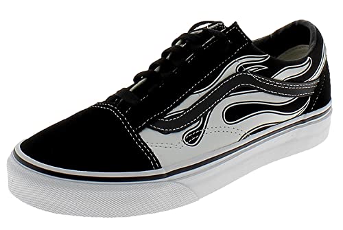 Vans Old Skool Flame Herren Schwarze Sportschuhe VN0A38G1K681 von Vans