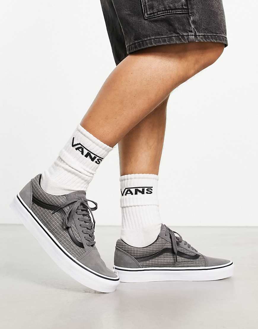 Vans - Old Skool - Ripstop-Sneaker in Grau von Vans