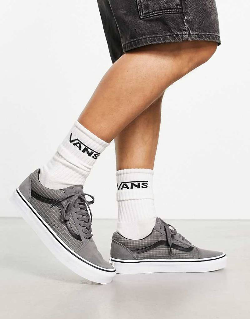 Vans - Old Skool - Ripstop-Sneaker in Grau von Vans