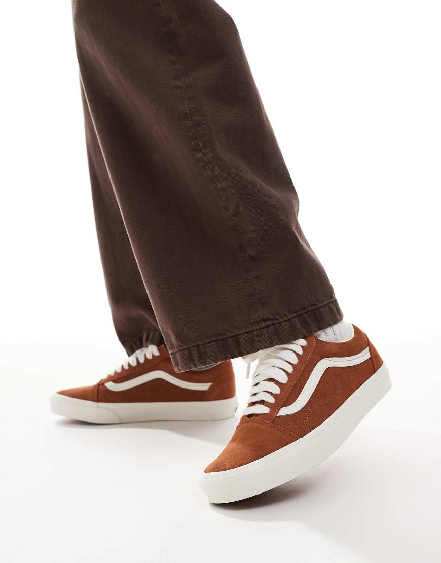 Vans - Old Skool - Sneaker in glasiertem Ingwerbraun von Vans
