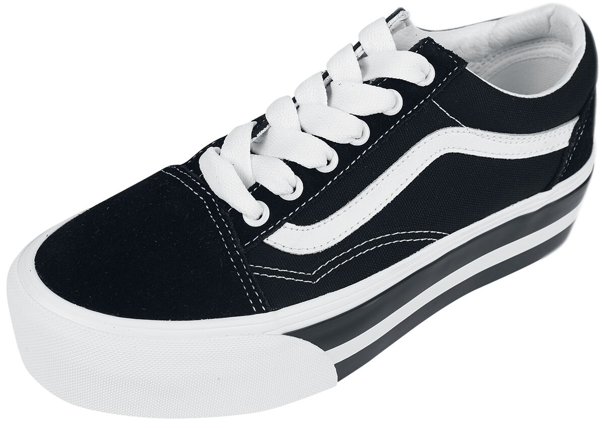 Vans Old Skool Stackform Smarten Up Sneaker schwarz weiß in EU37 von Vans