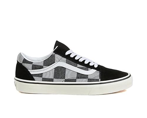 Vans Old Skool Vn000D5NBMA1 Herren-Sneakers aus Leder und Stoff, Schwarz, Schwarz , 40.5 EU von Vans