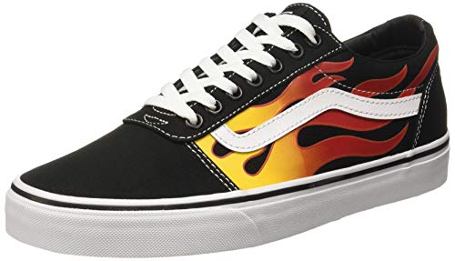 Vans Old Skool Ward Flame Sneaker-Schuhe Herren Rot Schwarz (UK_Footwear_Size_System, Erwachsene, Herren, Numeric_10) von Vans