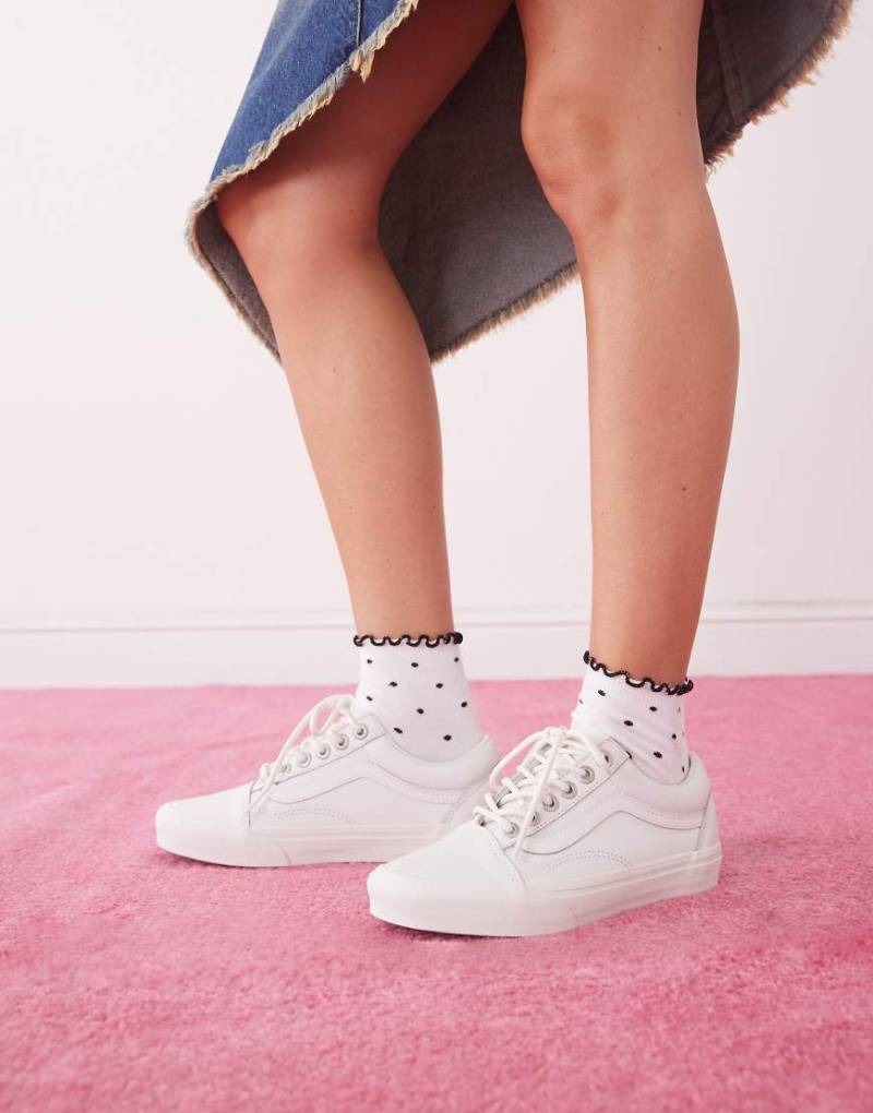 Vans - Old Skool - Weiße Sneaker von Vans