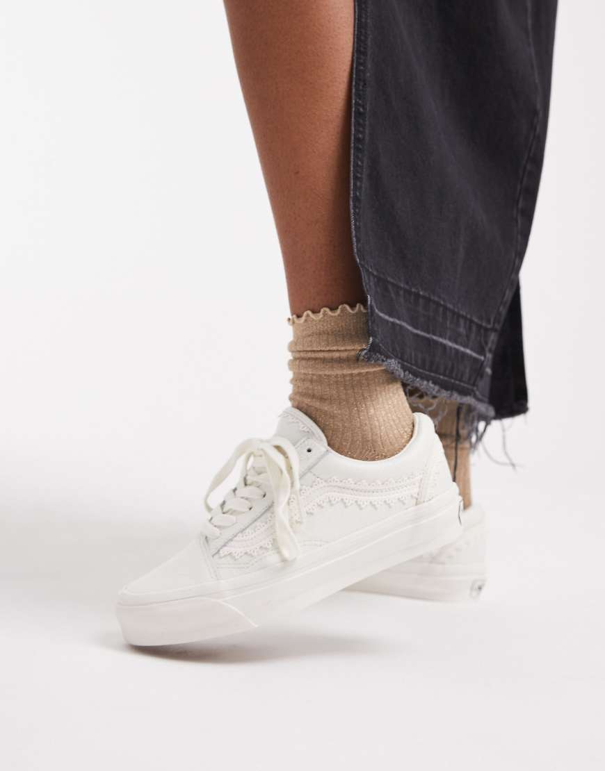 Vans - Premium Old Skool - Sneaker in Marshmallow-Weiß von Vans