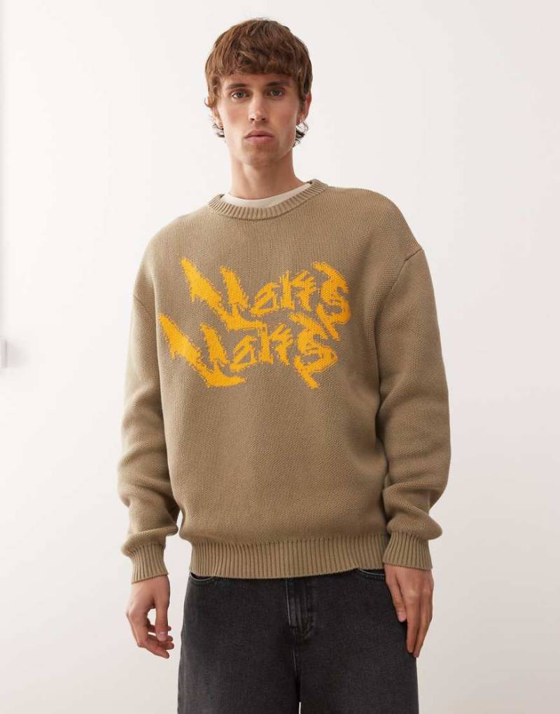 Vans - Raw Instinct Mirror - Pullover in der Farbe Bay Leaf-Grün von Vans