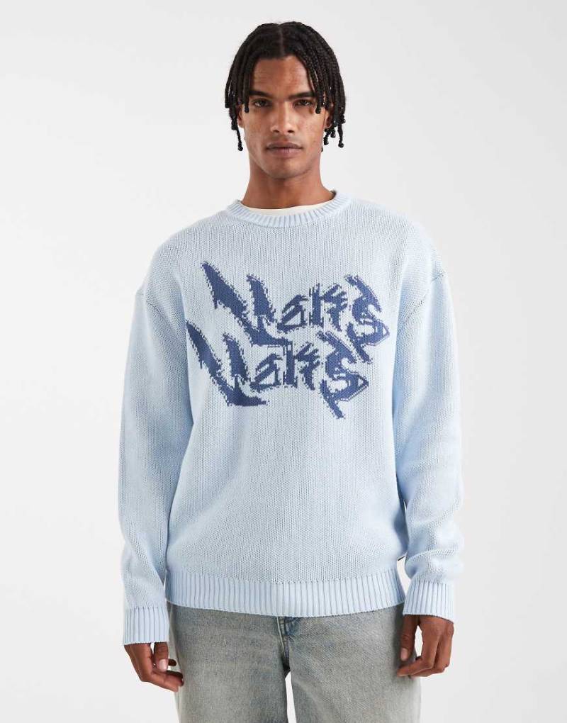 Vans - Raw Instinct Mirror - Pullover in der Farbe Morning Sky-Blau von Vans