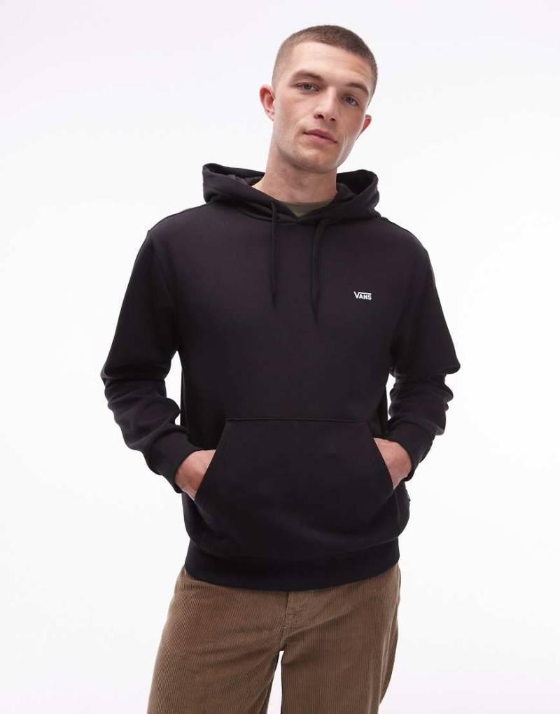 Vans - Regular Fit Kapuzenpullover in Schwarz mit Logo auf der linken Brust von Vans