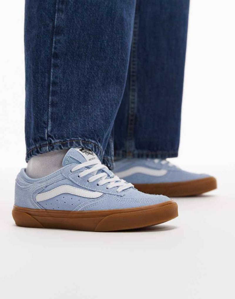 Vans - Rowley Classic - Sneaker in Hellblau mit Gummisohle von Vans