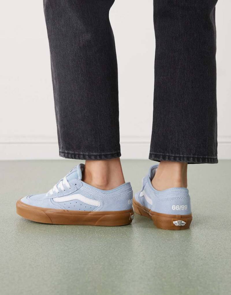 Vans - Rowley Classic - Sneaker in Hellblau mit Gummisohle von Vans