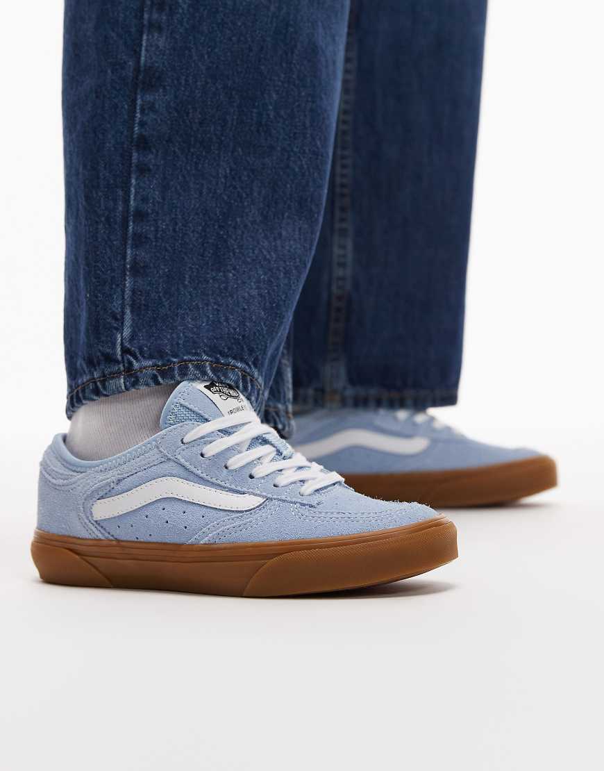 Vans - Rowley Classic - Sneaker in Hellblau mit Gummisohle von Vans