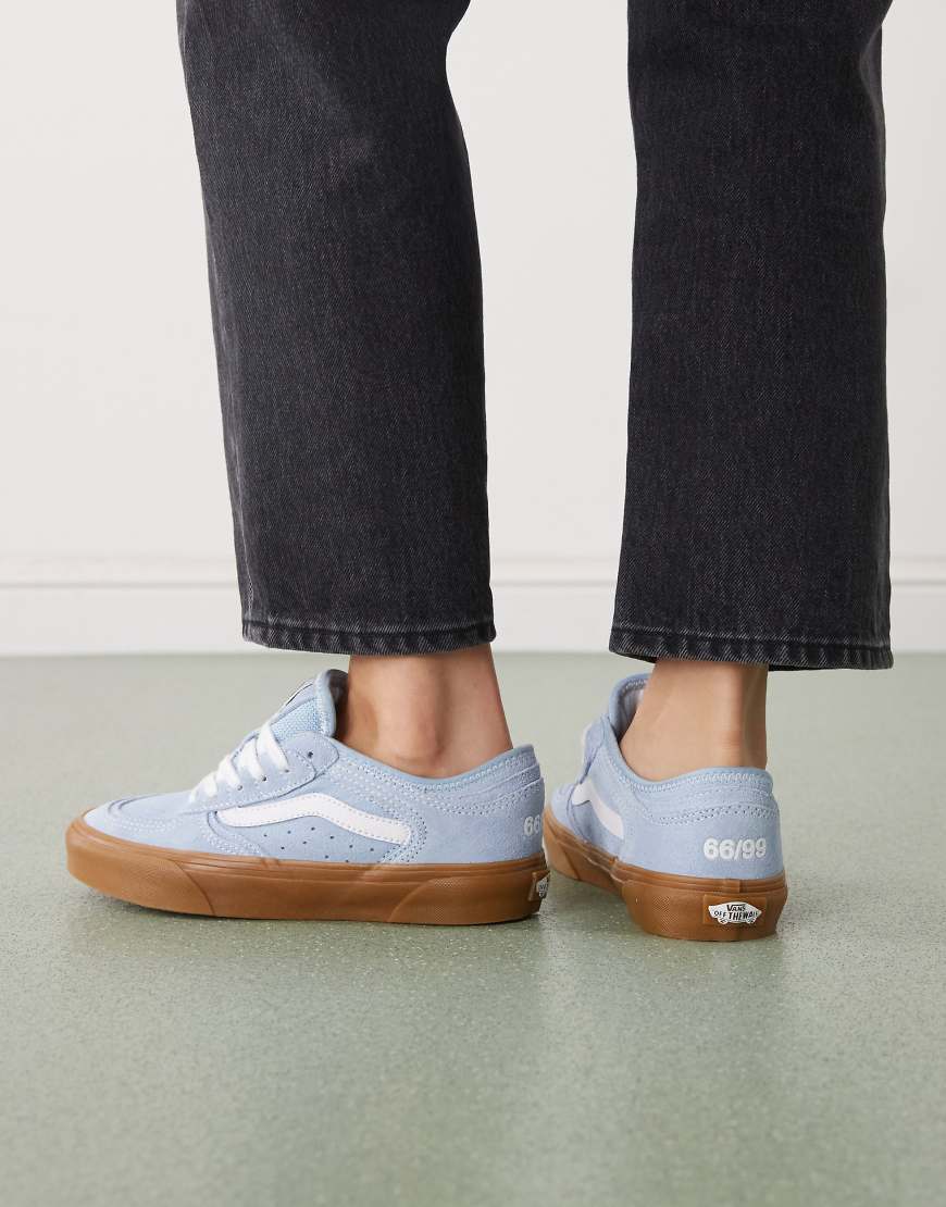 Vans - Rowley Classic - Sneaker in Hellblau mit Gummisohle von Vans