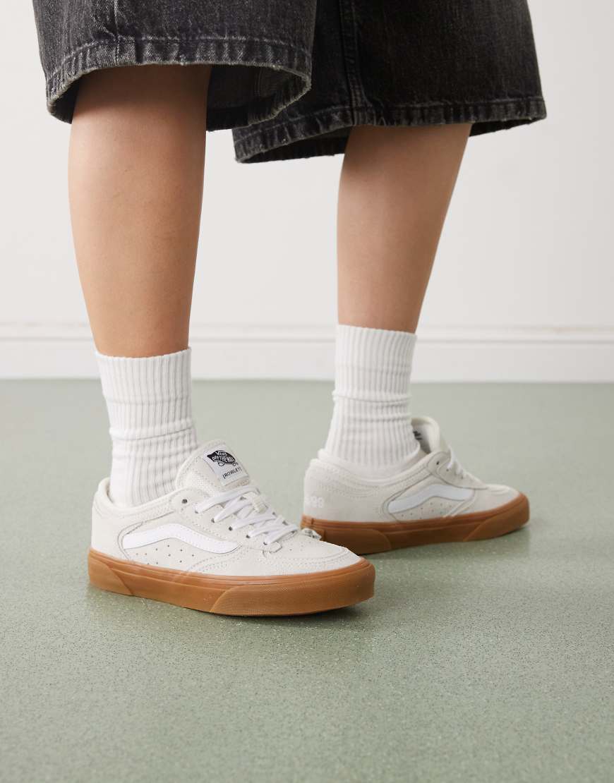 Vans - Rowley Classic - Sneaker in Wollweiß mit Gummisohle von Vans